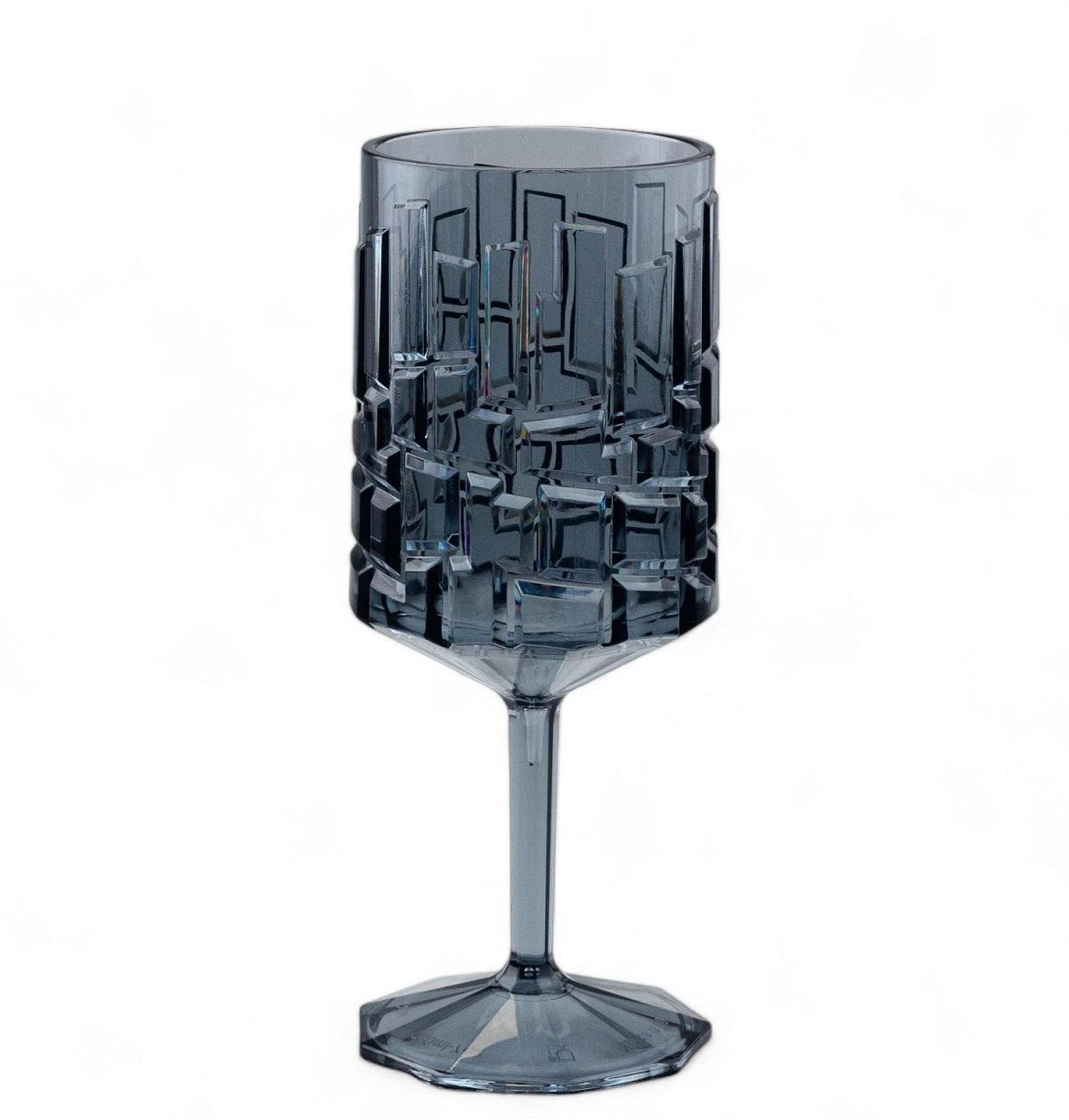 Келих для вина One Chef Stone з полікарбонату 250 мл 17 см 6,5 см Чорний Келих для вина One Chef Stone з полікарбонату 250 мл 17 см 6,5 см Чорний