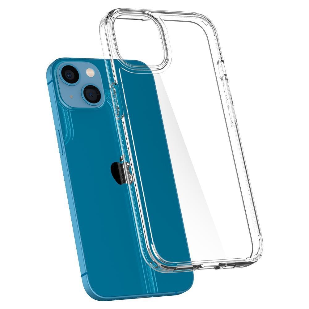 Прозорий чохол-накладка Spigen Ultra Hybrid Case for iPhone 13 Mini, Clear - фото 7