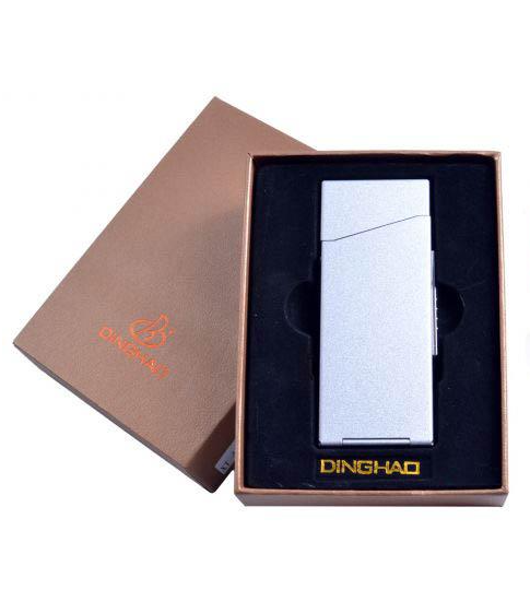 Портсигар с USB зажигалкой на 20 сигарет Silver Oud (№4840 Silver)