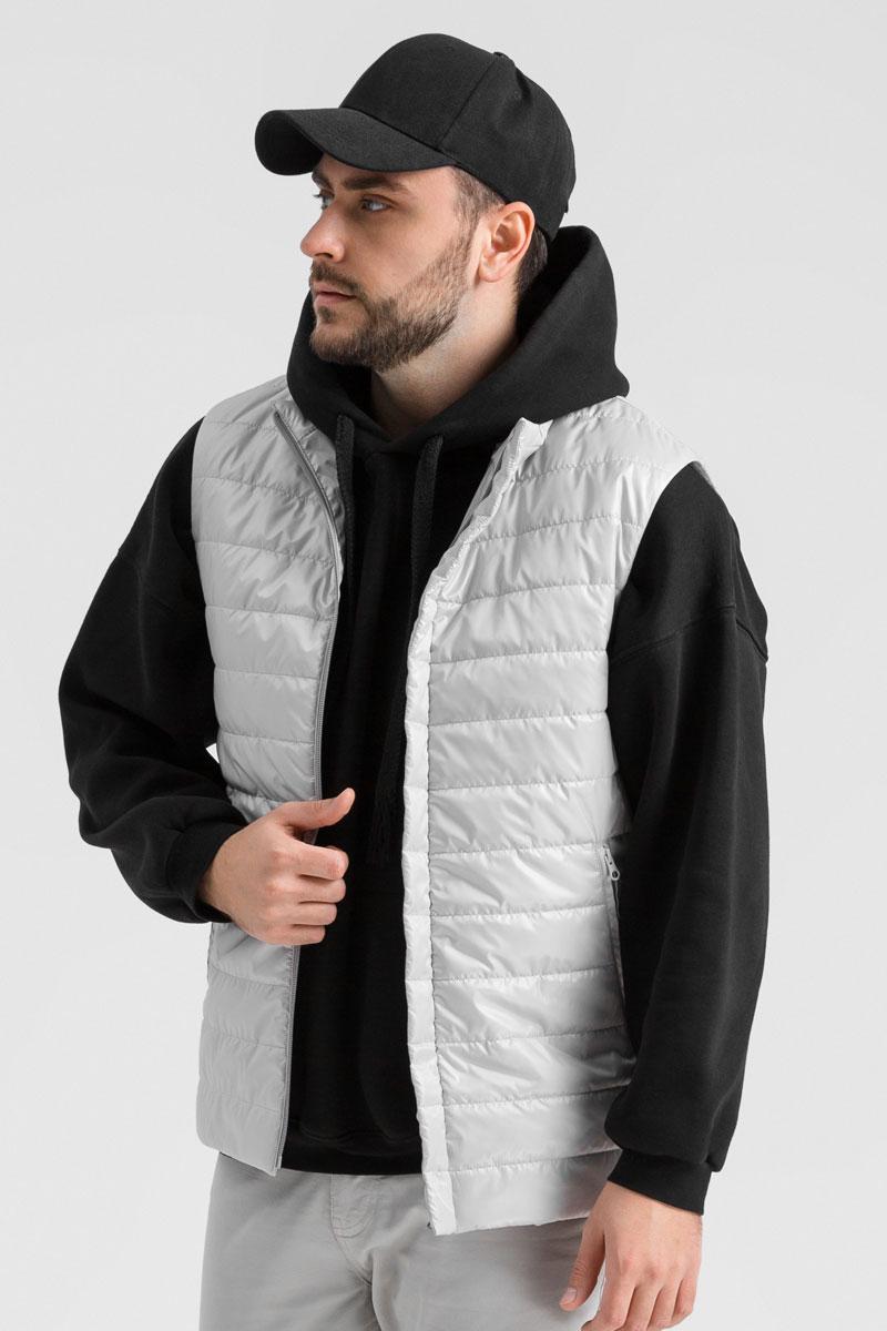 Жилет чоловічий осінній Gilet XL Білий (E-047) - фото 3