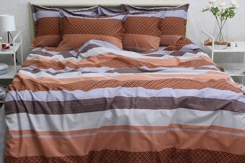 Комплект постельного белья с компаньоном TAG Tekstil R-T9275 двуспальный (18000)