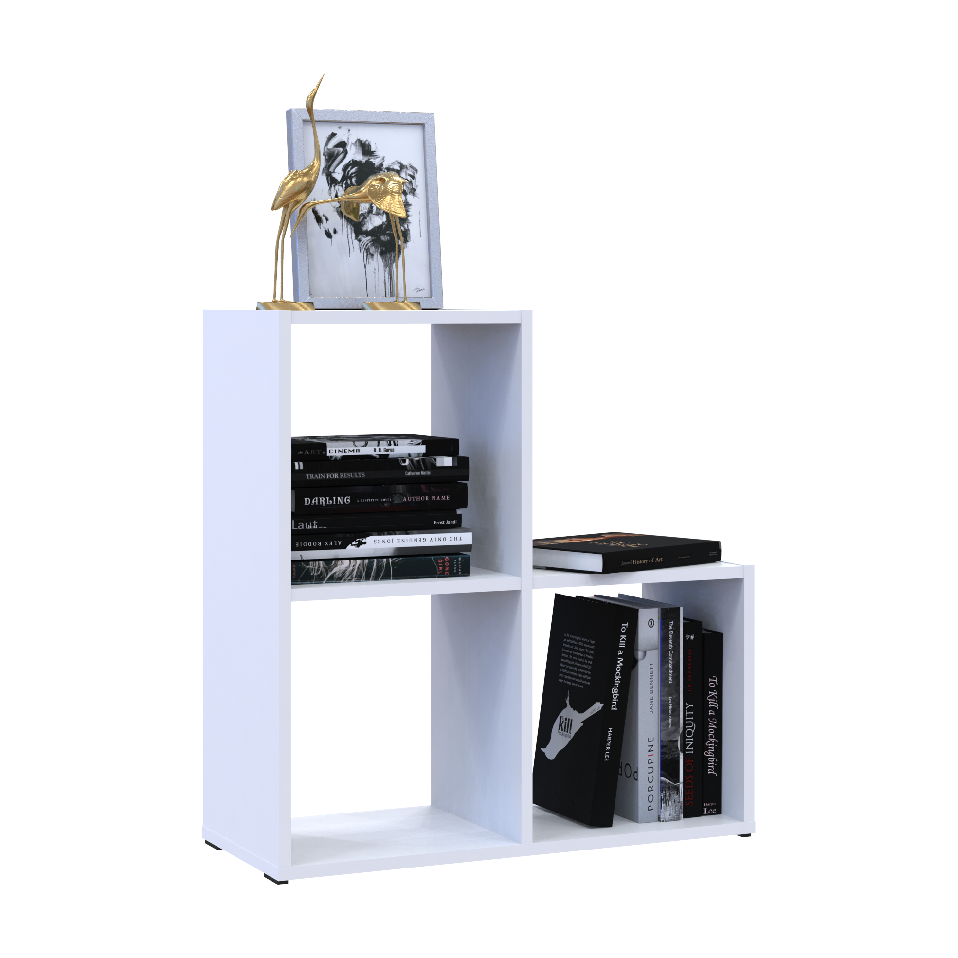 Стеллаж Doros Степ 2х2 открытый 69х28,8х71,4 Белый (41516156)