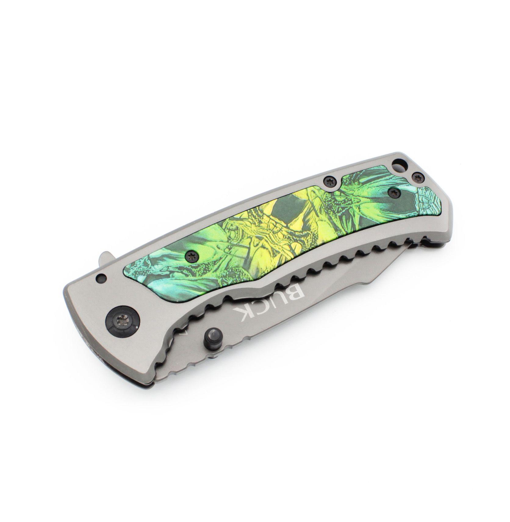 Нож складной Buck A96 с ярким дизайном (19583) - фото 2 Нож складной Buck A96 с ярким дизайном (19583) - фото 2