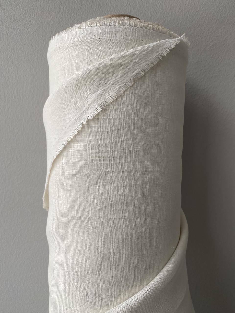 Тканина сорочково-платтєва LINEN PLUS 100% льон пом'якшена 143 см 759 Екрю - фото 7 Тканина сорочково-платтєва LINEN PLUS 100% льон пом'якшена 143 см 759 Екрю - фото 7