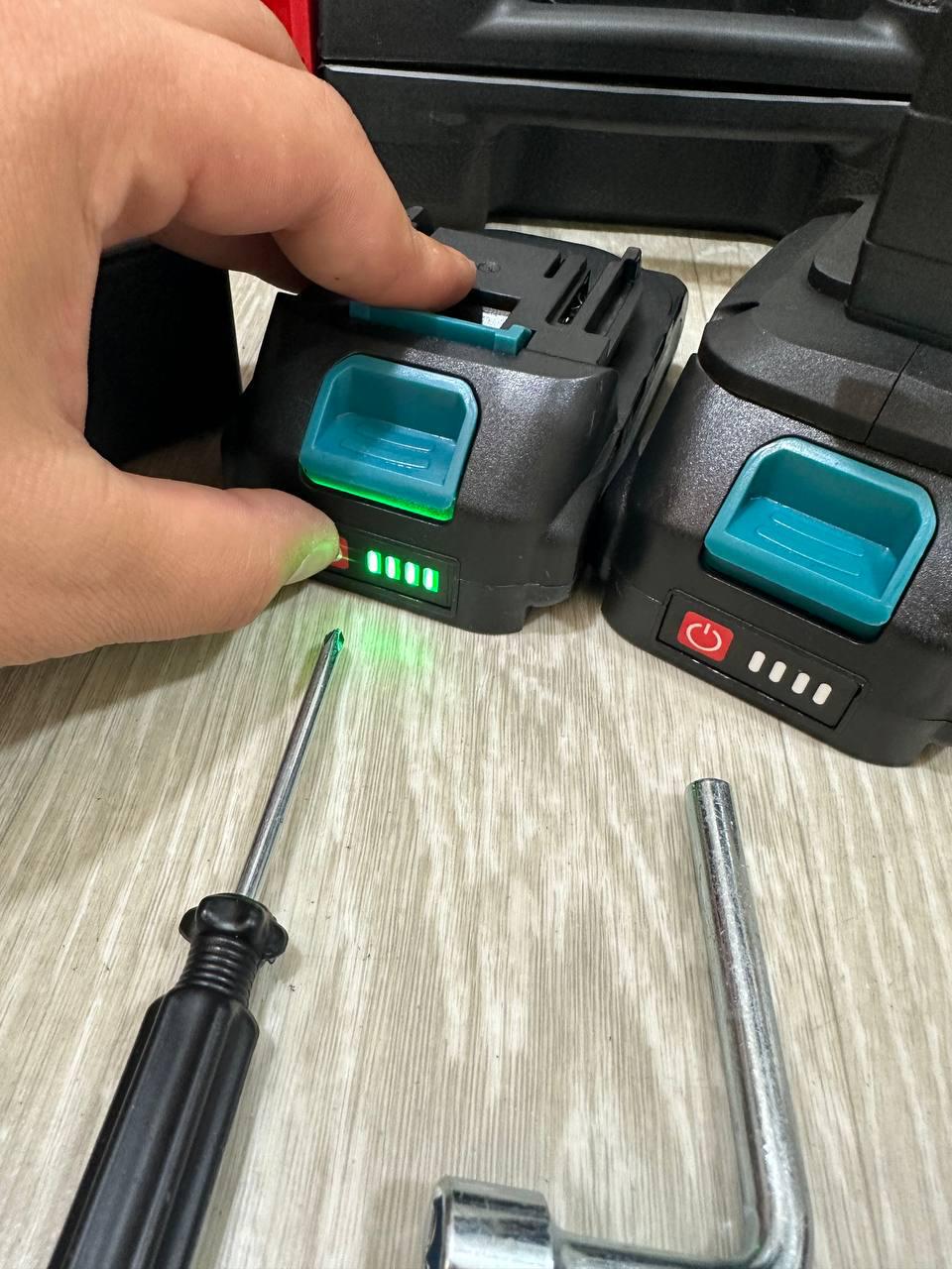 Пила ланцюгова Krafftec 36V 4Ah 1000 Вт АКБ 2 шт. в кейсі (27369375) - фото 11