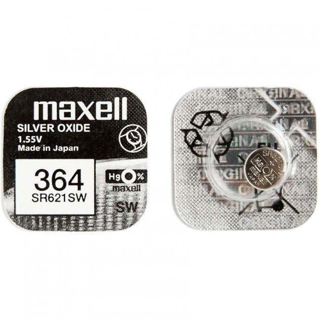 Батарейка таблетка Maxell SR364/621SW 1 шт. (1831052671) - фото 3 Батарейка таблетка Maxell SR364/621SW 1 шт. (1831052671) - фото 3