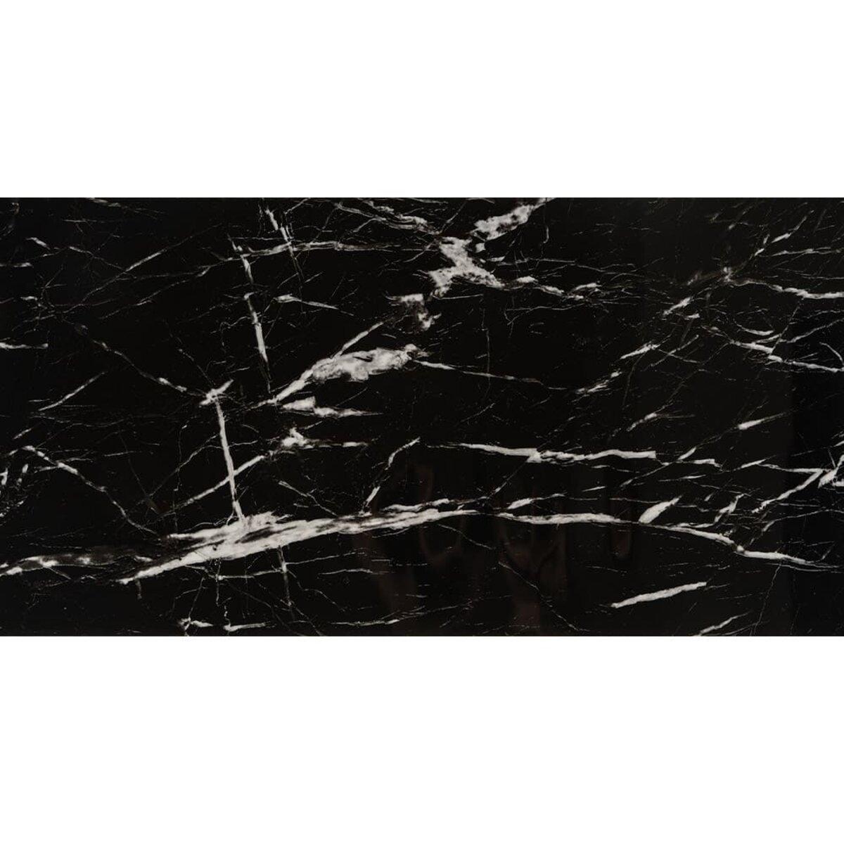 Плитка стеновая Sticker Wall SW-00001675 PET самоклеящаяся 600х300х2 мм Черный мрамор (991943729)