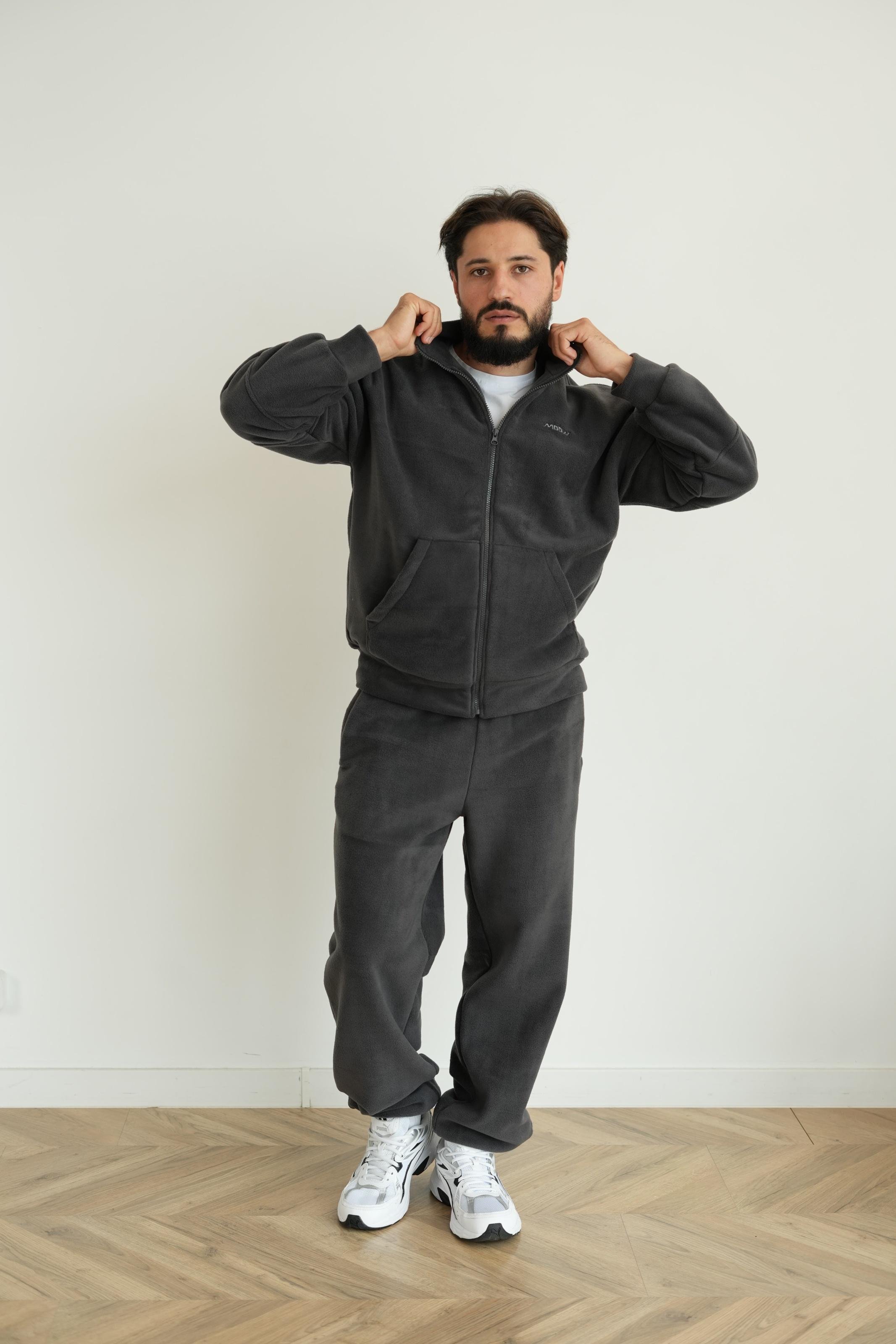 Костюм мужской флисовый CASUAL L/XL Графит (10305LXLm) - фото 2