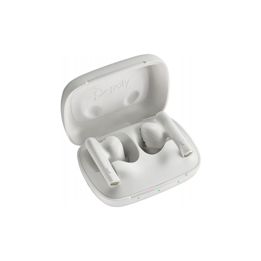 Навушники Poly Voyager Free 60 Earbuds + BT700A + BCHC White (7Y8L3AA) - фото 4 Навушники Poly Voyager Free 60 Earbuds + BT700A + BCHC White (7Y8L3AA) - фото 4