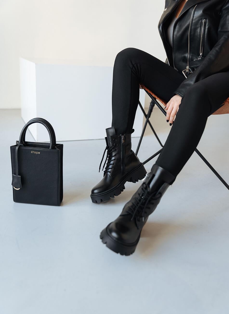 Чоботи BOOTS жіночі ETAPE чорні 39