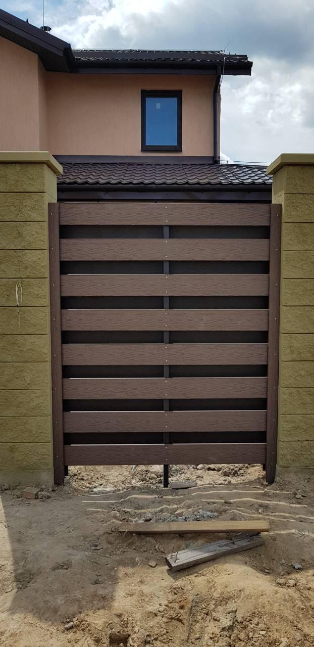 Штакетник із ДПК 100х10х3000 мм односторонній Горіх (9858346) - фото 3 Штакетник із ДПК 100х10х3000 мм односторонній Горіх (9858346) - фото 3