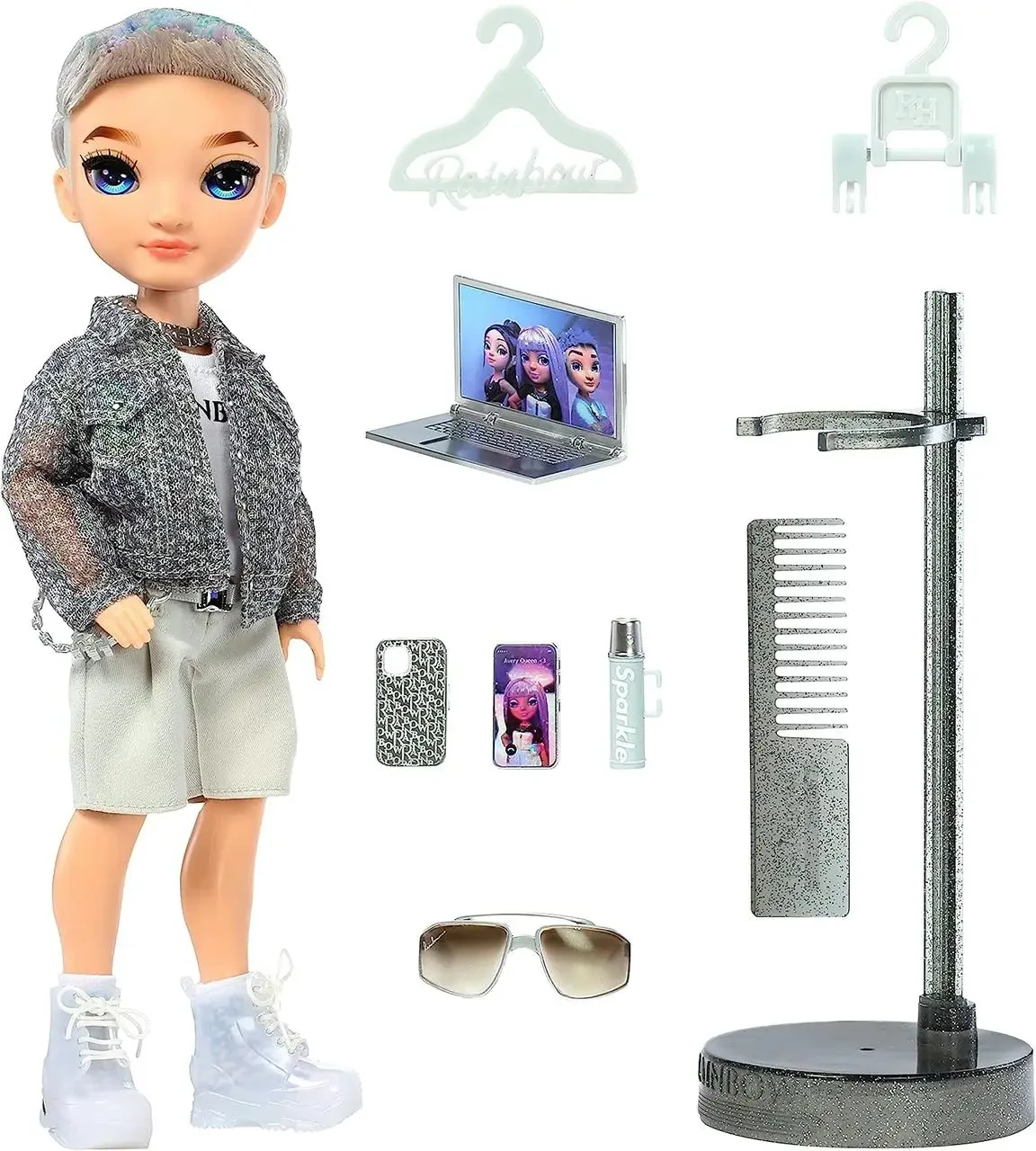 Кукла Rainbow High Aidan Purple Boy Fashion Doll (1871481545)