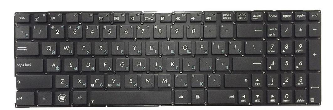 Клавиатура для ноутбука Asus R558 R558UJ матовая (0KNB0-610QRU00)