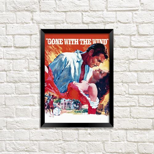Постер в рамці Gone with the wind 21х30 см A4 (MT4_21L012_BL)