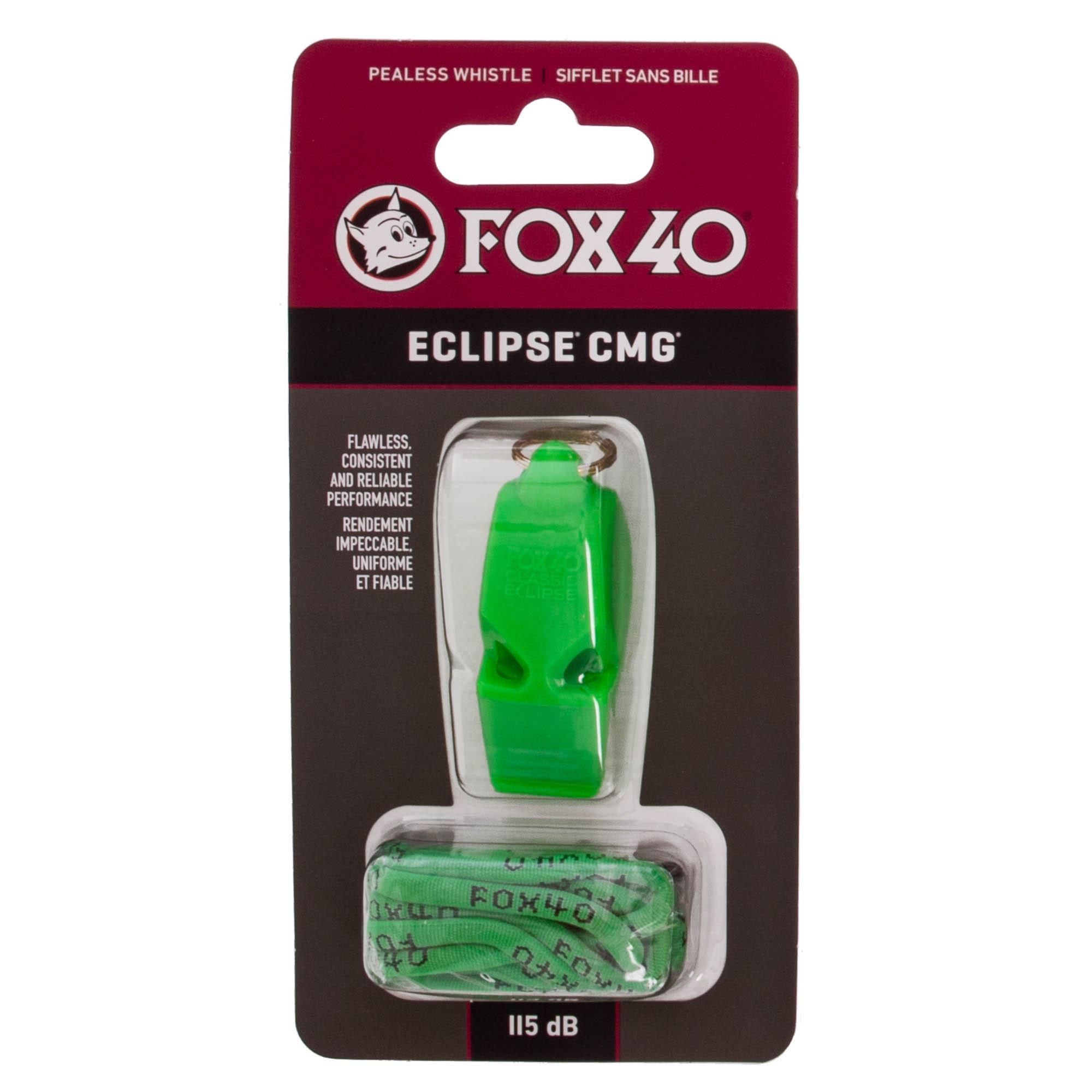 Свисток судейский Zelart FOX40-Eclipse CMG пластиковый Салатовый (DR007499) - фото 4