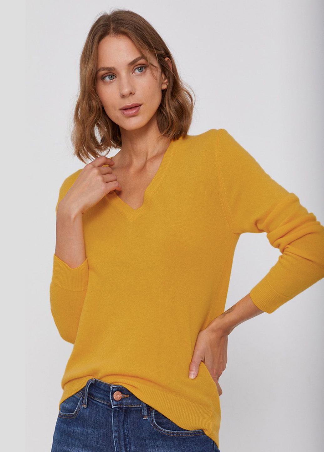 Пуловер жіночий Moni&Co S-M Помаранчевий (2123b37)