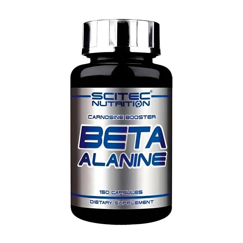 Передтренувальник Scitec Nutrition Beta Alanine Бета-аланін амінокислота 150 капс.
