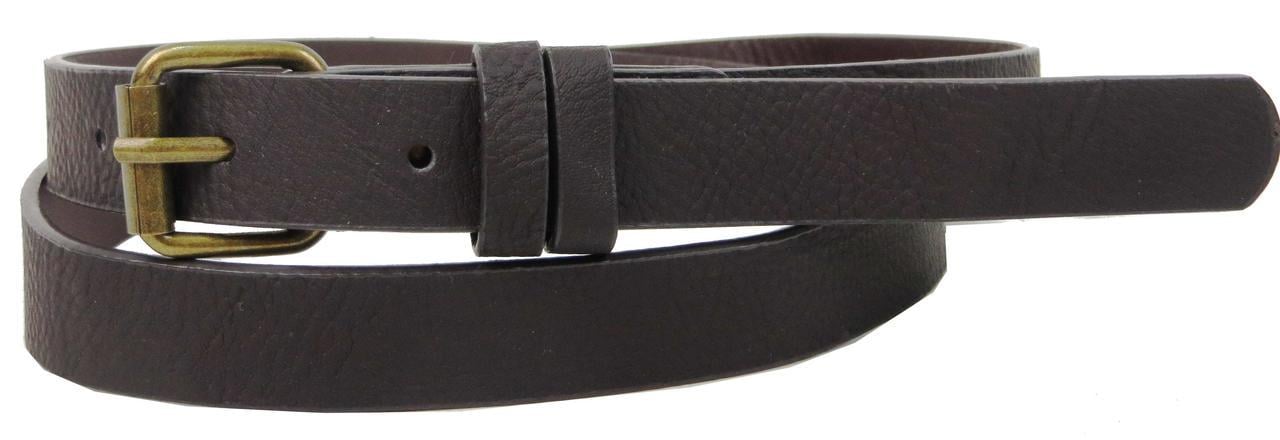 Ремень женский из экокожи H&M 07753653366 Темно-коричневый