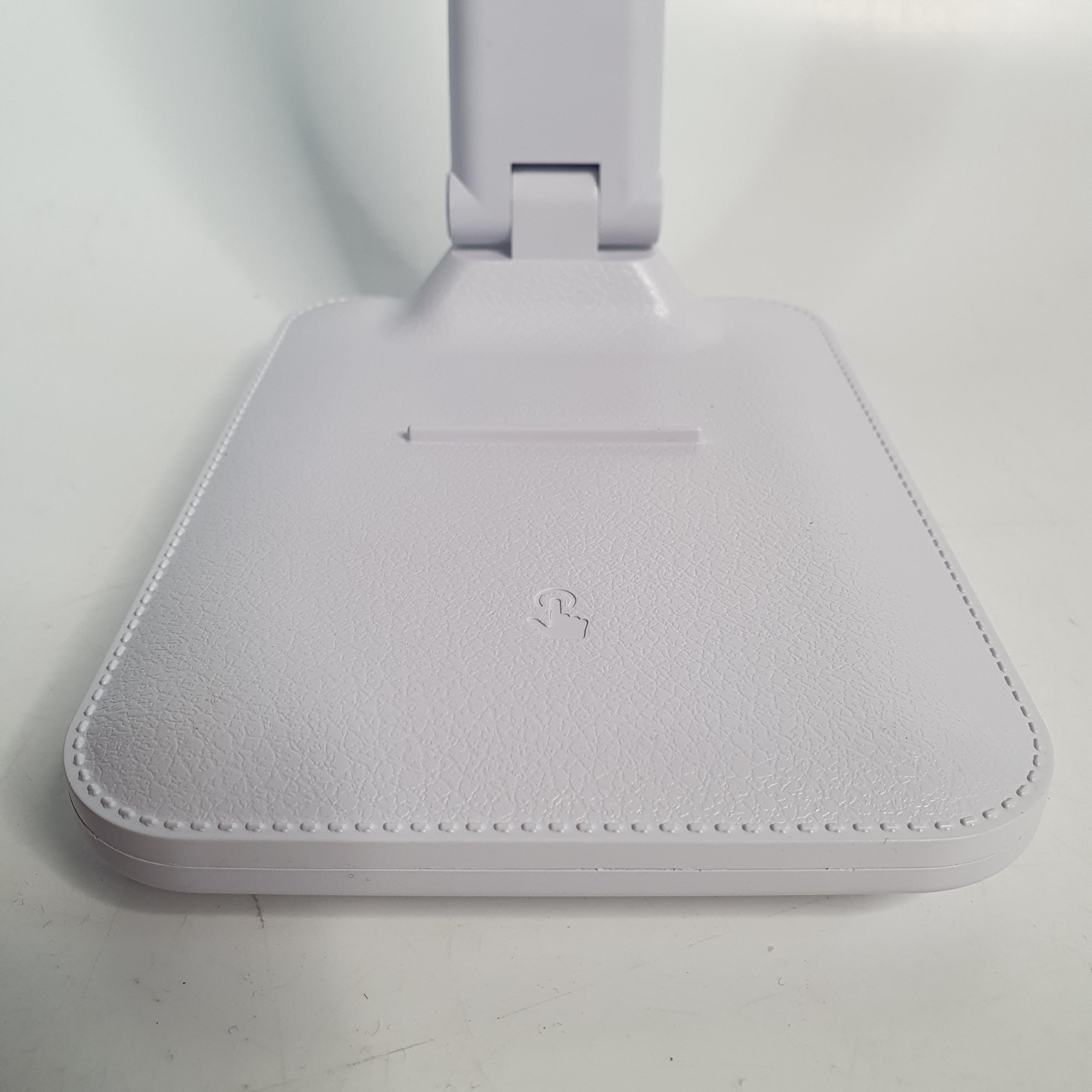 Настільна лампа LED від USB з дисплеєм Білий (LHA-014-White) - фото 11