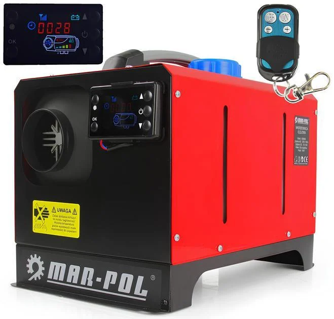 Обогреватель дизельный Vevor 8 кВт 12 В Red (DHW4)