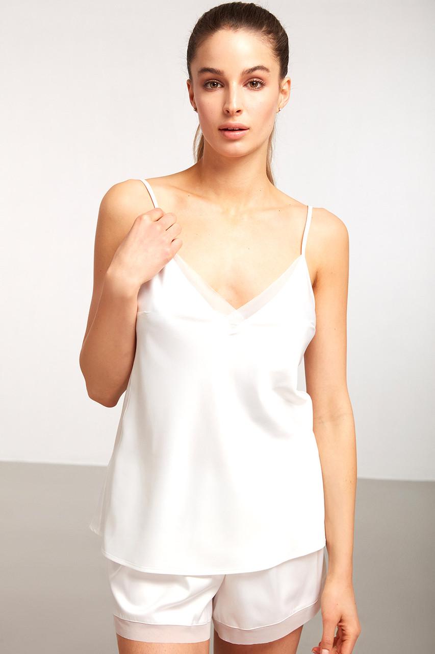 Майка атласная Kom Алиса р. 42 Экрю (8681708546797)