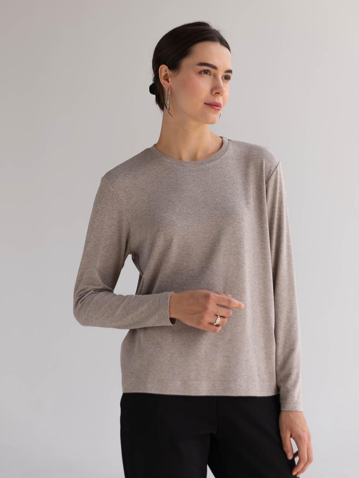 Лонгслів меланж FROMUS M Бежевий (2641-43)