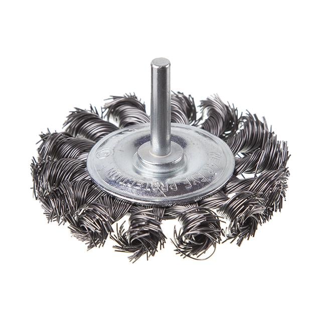 Щетка кольцевая 75 мм для дрели 1/4" Щетка кольцевая 75 мм для дрели 1/4"