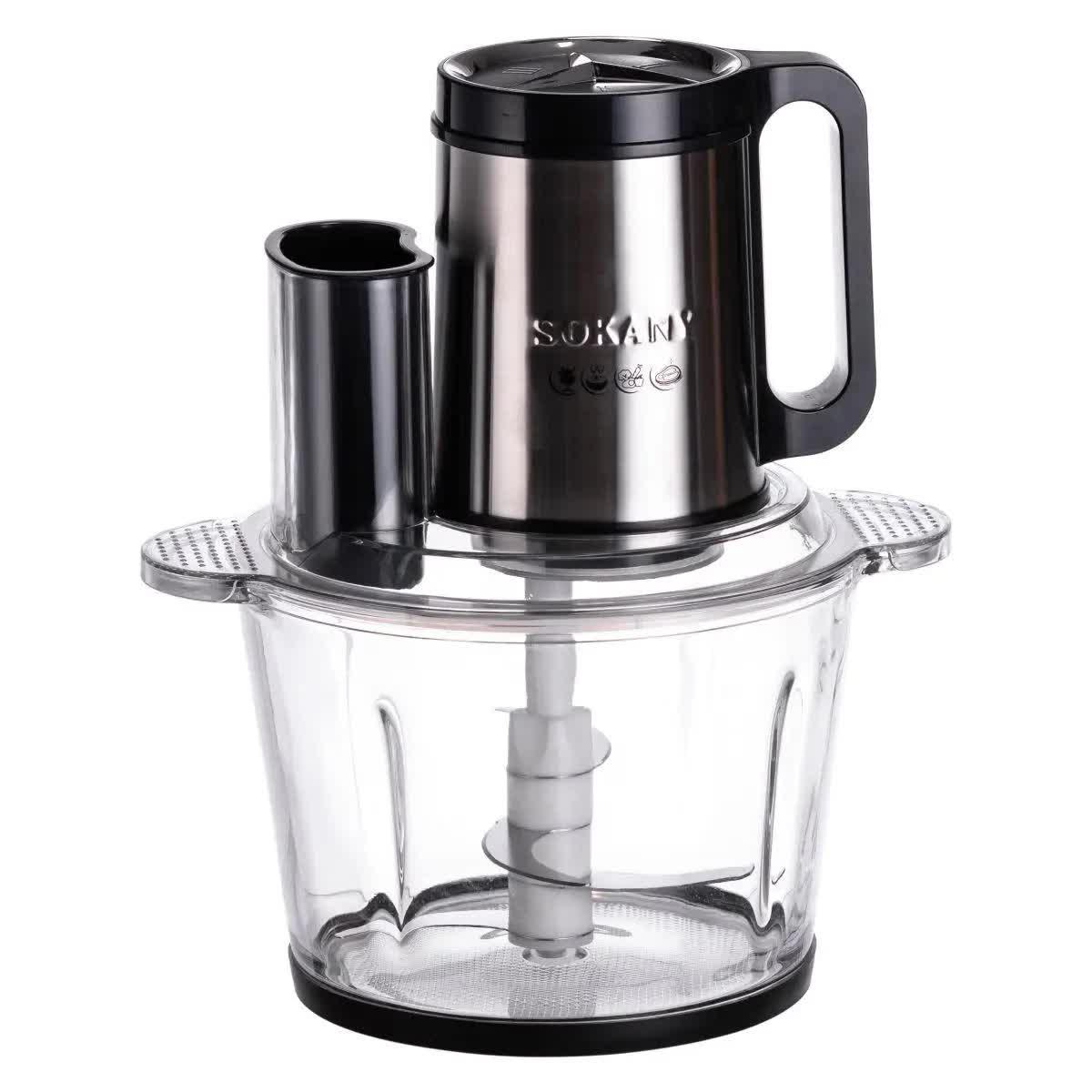 Измельчитель Sokany SK-06021 с насадками и стеклянной чашей 5 л 1000 Вт (29615589) Измельчитель Sokany SK-06021 с насадками и стеклянной чашей 5 л 1000 Вт (29615589)