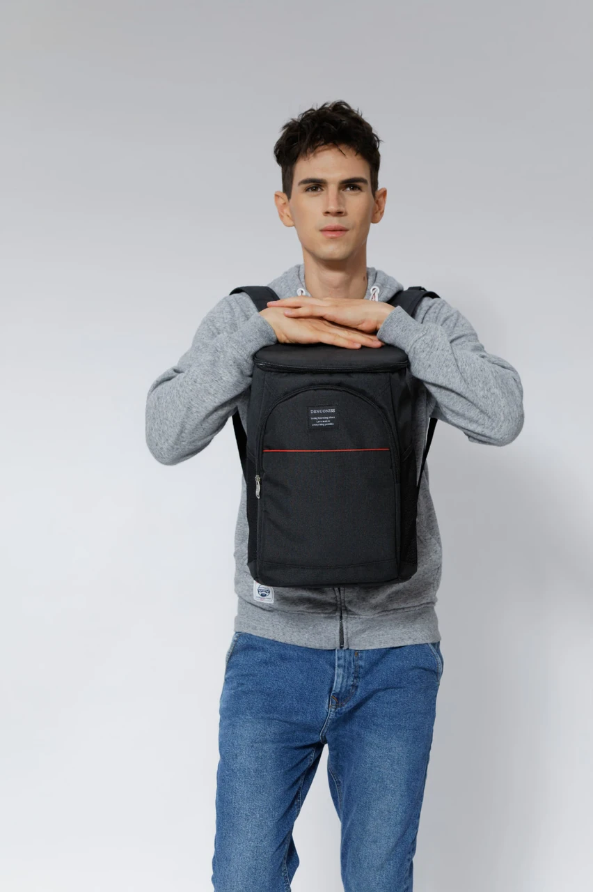 Термо рюкзак сумка-холодильник 20 литров, черный - фото 9 Термо рюкзак сумка-холодильник 20 литров, черный - фото 9