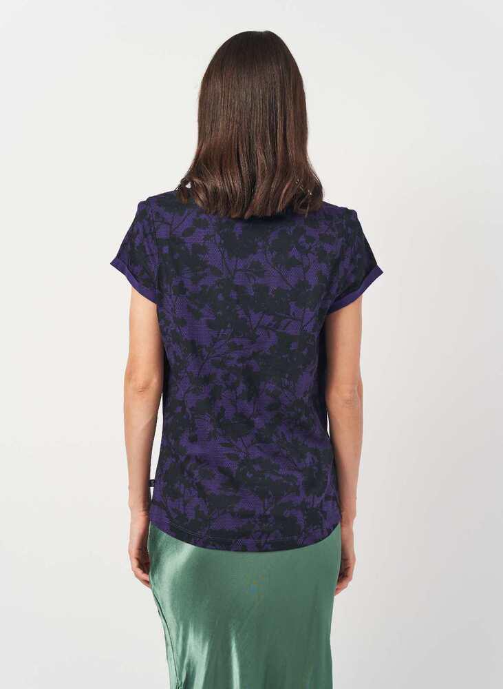 Футболка Q.Silver 41.810.32.5170x36 женская XS Темно-фиолетовый (175140) - фото 2 Футболка Q.Silver 41.810.32.5170x36 женская XS Темно-фиолетовый (175140) - фото 2