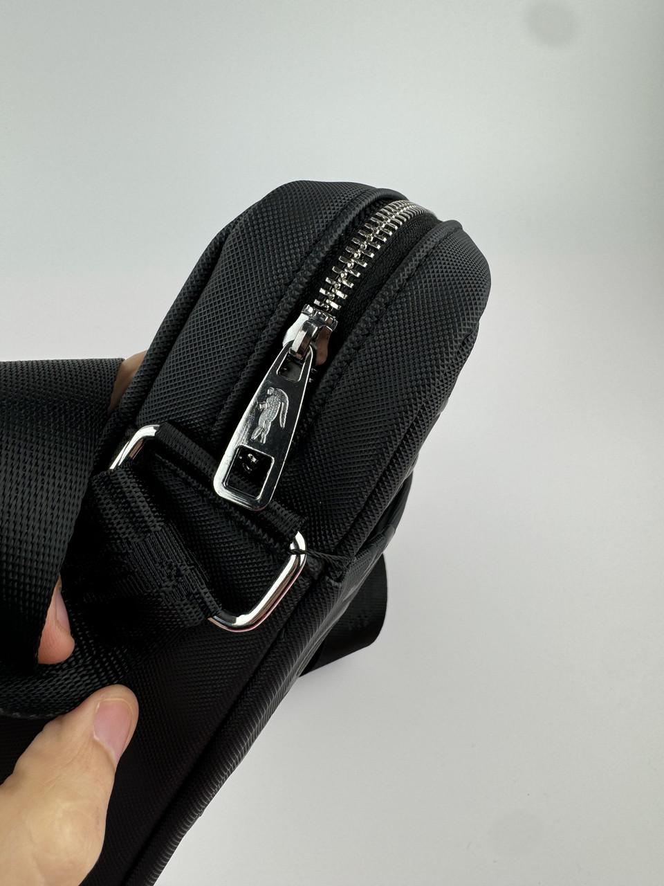 Мужская сумка через плечо Lacoste Черный (2400640455) - фото 2 Мужская сумка через плечо Lacoste Черный (2400640455) - фото 2