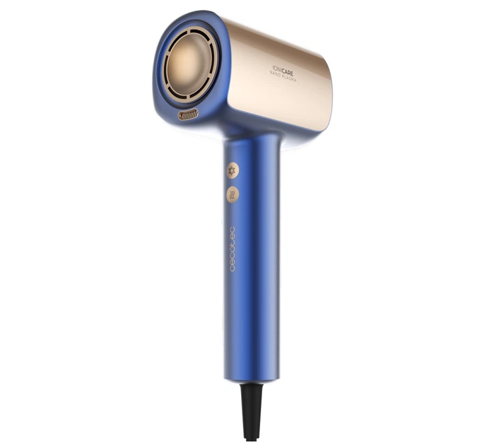 Фен Cecotec DryGlam Nano Plasma 3 швидкості та 4 температурні режими Blue (A01_EU01_101439) Фен Cecotec DryGlam Nano Plasma 3 швидкості та 4 температурні режими Blue (A01_EU01_101439)