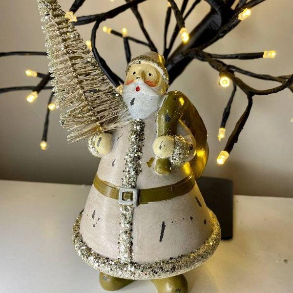 Новогодняя фигурка Chic Antique Санта 20х12,5х9 см - фото 3 Новогодняя фигурка Chic Antique Санта 20х12,5х9 см - фото 3