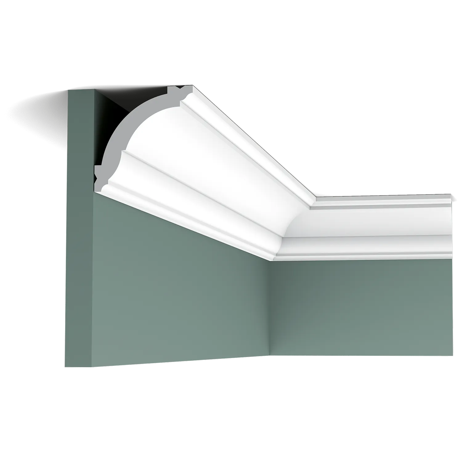 Карниз гибкий Orac Decor грунтованный 2000x69x71 мм (CX100F)