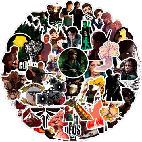 Набор наклеек Одни из нас The Last of Us 50 шт.