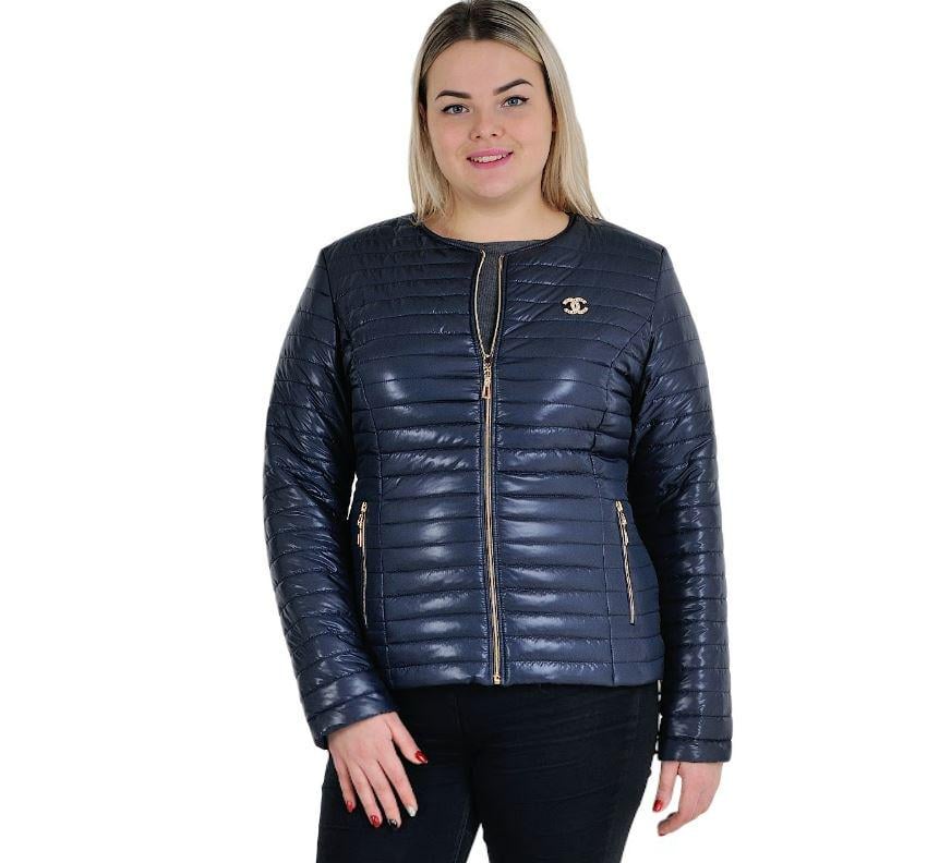 Куртка женская Sanny р. 58 Темно-синий (№3502-бр-мк)