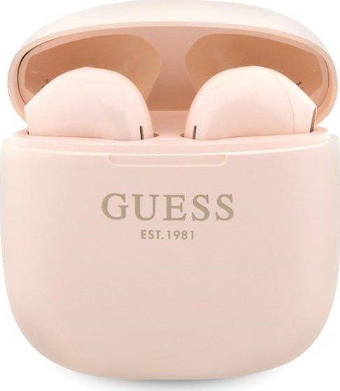 Навушники TWS Guess Classic EST Logo Pink (GUTWST26PSP)
