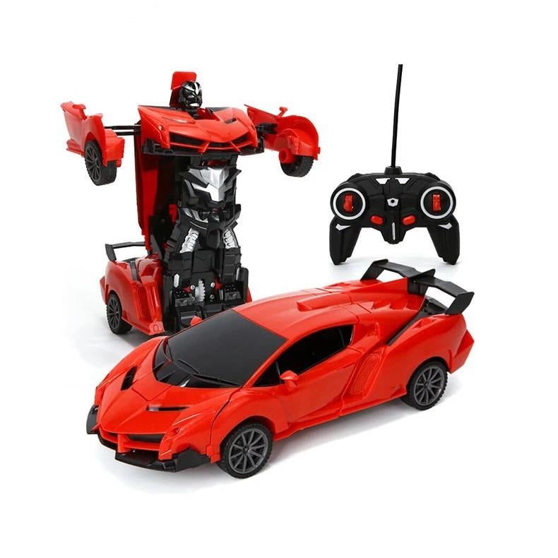 Игрушка трансформер машинка Феррари на пульте управления Красный (AD2302-54)