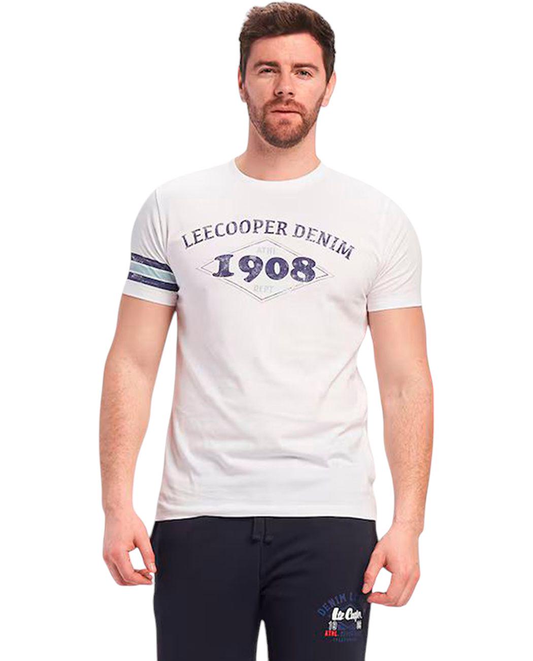Футболка мужская Lee Cooper 10196364.101 XXL Белый (4894534349287)