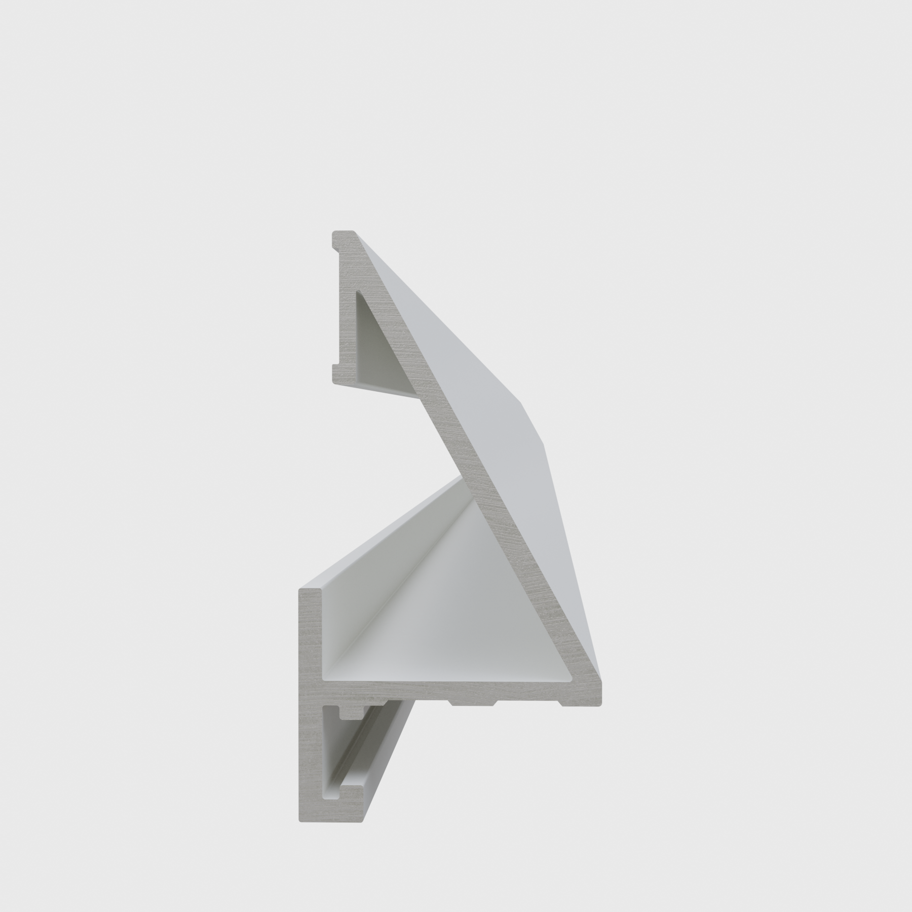 Микроплинтус алюминиевый Thinline SVM-302W 25x2600 мм Белый (25470410) - фото 8