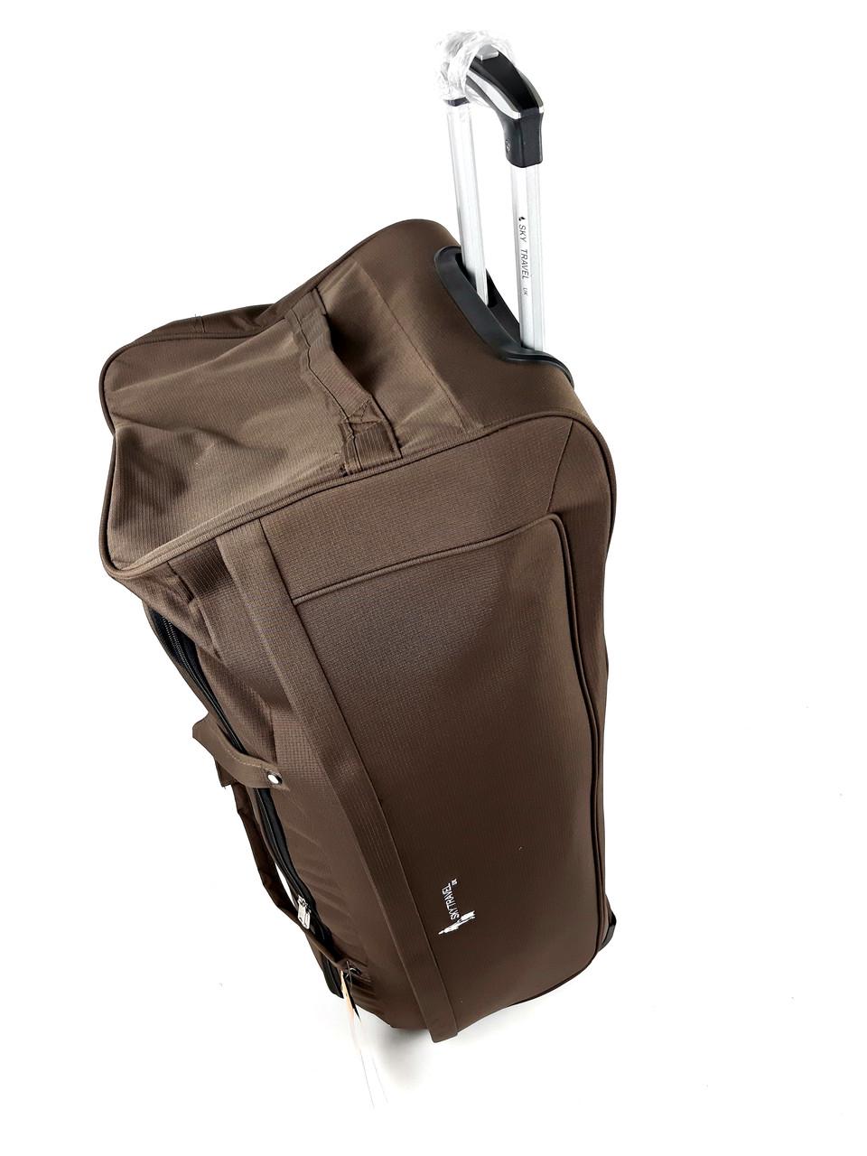 Сумка дорожня Sky Travel 62х31х28 см 60 л Коричневий (1053) - фото 7 Сумка дорожня Sky Travel 62х31х28 см 60 л Коричневий (1053) - фото 7