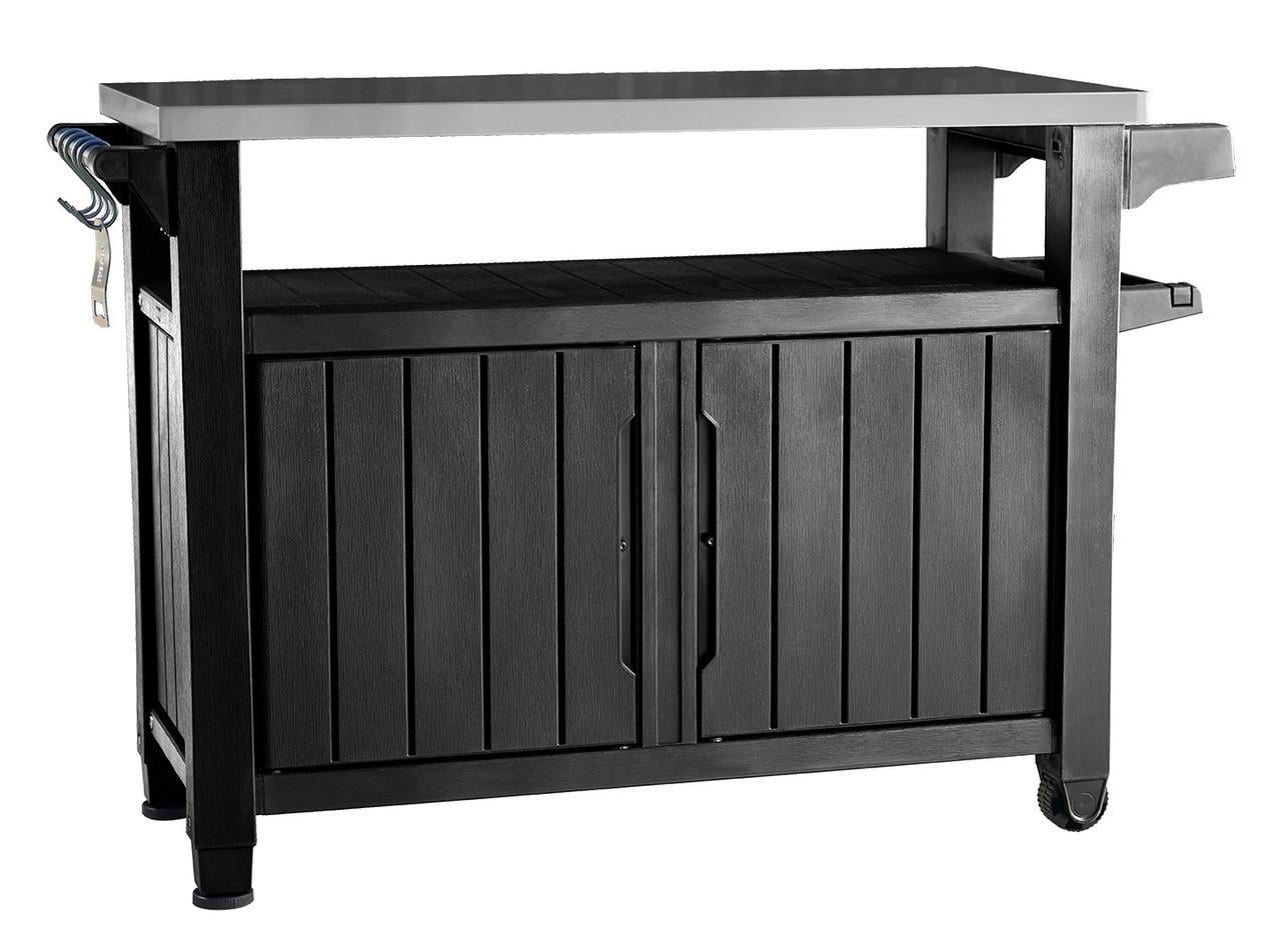 Стол-буфет садовый Keter UNITY XL 207 л Антрацит (CNT00012538)