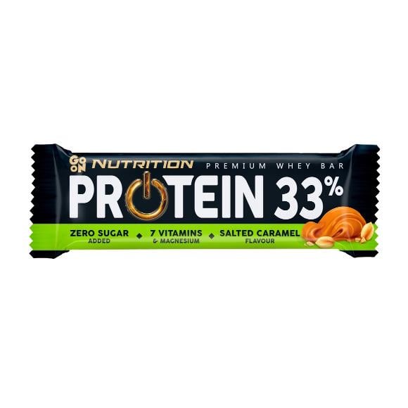 Протеиновый батончик 16 г белка GoOn Nutrition Protein 33% Bar 50 г Солёная карамель