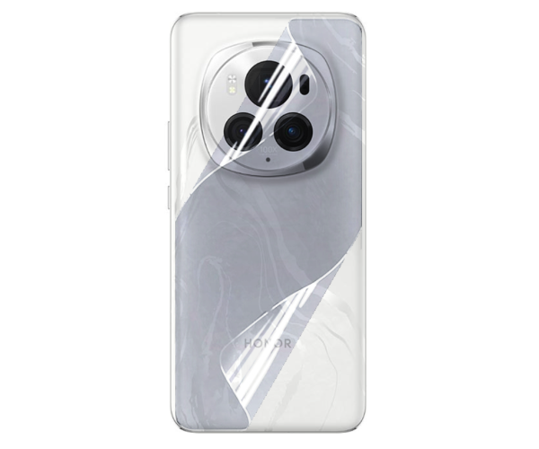 Противоударная гидрогелевая пленка Hydrogel Film для Honor Magic6 Pro на заднюю панель, Transparent