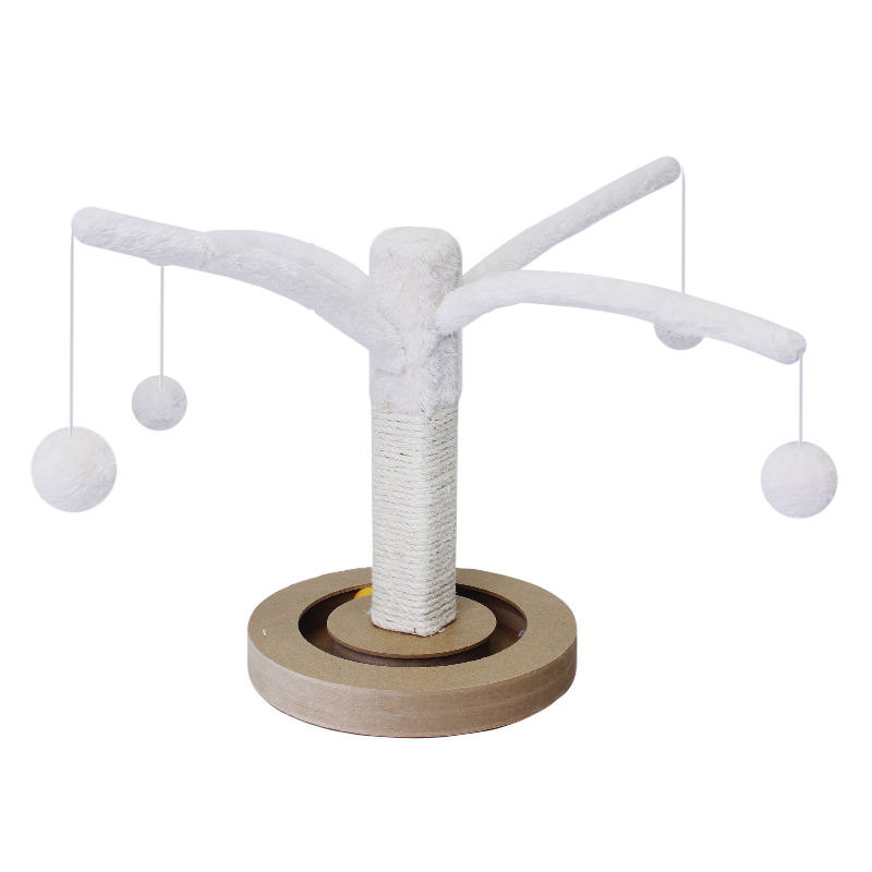 Когтеточка с игрушками для кота Hoopet 21T0272 23x23x33 см домашних животных Когтеточка с игрушками для кота Hoopet 21T0272 23x23x33 см домашних животных