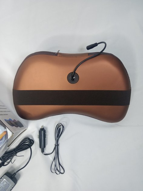 Подушка массажная Massage Pillow для шеи и спины с инфракрасным подогревом - фото 5 Подушка массажная Massage Pillow для шеи и спины с инфракрасным подогревом - фото 5