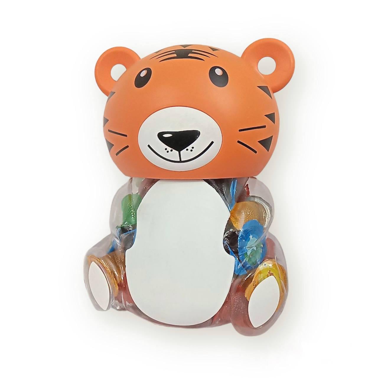 Желе фруктовое в банке-копилка Fruit Jelly Тигр 100 шт. Оранжевый (00000005290)