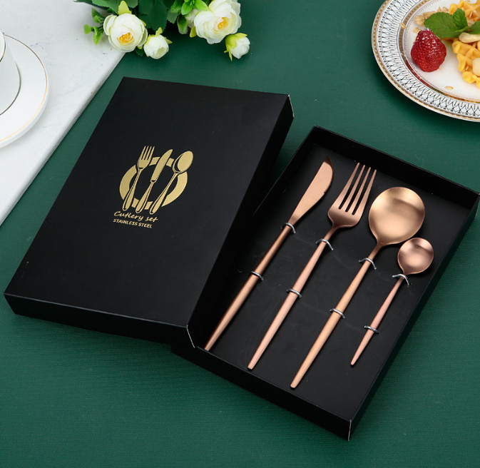 Набор столовых приборов 5945 4 пр. Бронзовый (4259090)