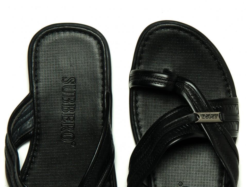 Шлепанцы мужские Subbero 7132333 натуральная кожа р. 40 Черный (15660) - фото 4 Шлепанцы мужские Subbero 7132333 натуральная кожа р. 40 Черный (15660) - фото 4