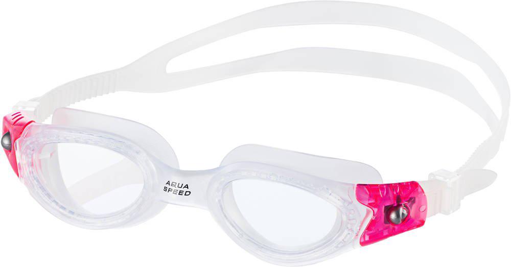 Очки для плавания Aquaspeed Pacific JR 6148 Прозрачный/Розовый (5908217661487)